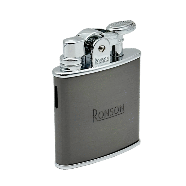 Vžigalnik Ronson 102003 plinski Nostalgia Jet Flame, Gun Metal Satin