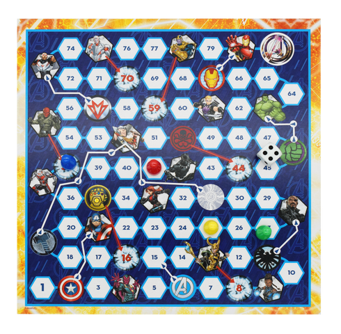 Cartamundi 103048001 Zbirka namiznih iger - Marvel Maščevalci