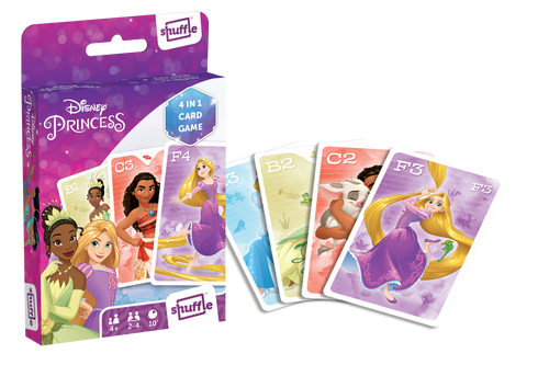 Cartamundi 108458992 Karte Disney Princeske 4v1