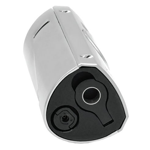 Ronson 110001 Vžigalnik plinski Jet Flame Volcano srebrn