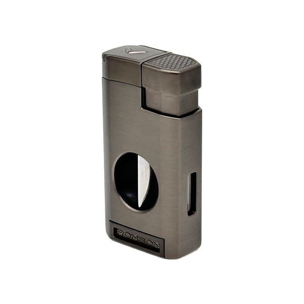 Vžigalnik Ronson 118003 za cigare plinski Jet Flame Thunder, Gun Metal