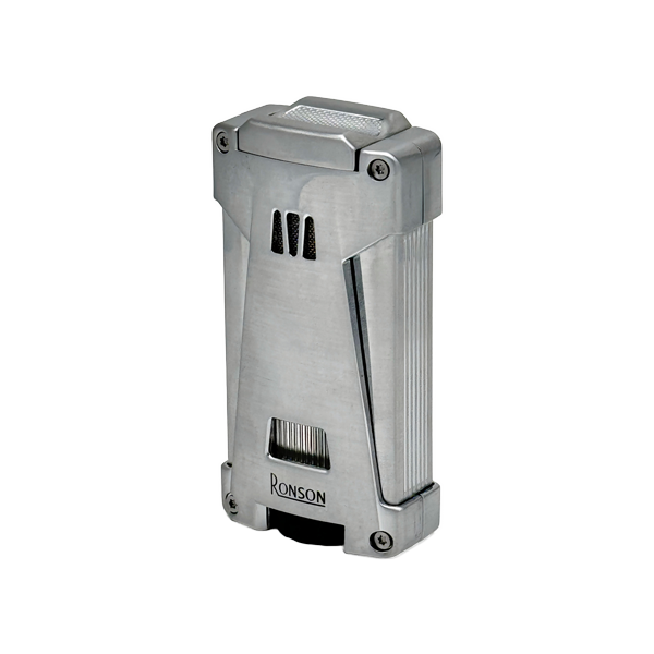 Vžigalnik Ronson 119001 za cigare plinski Jet Flame Hurricane, Chrome Satin