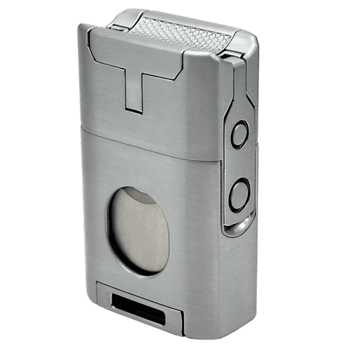 Vžigalnik Ronson 121004 za cigare plinski Giant Jet Flame, Brushed Chrome