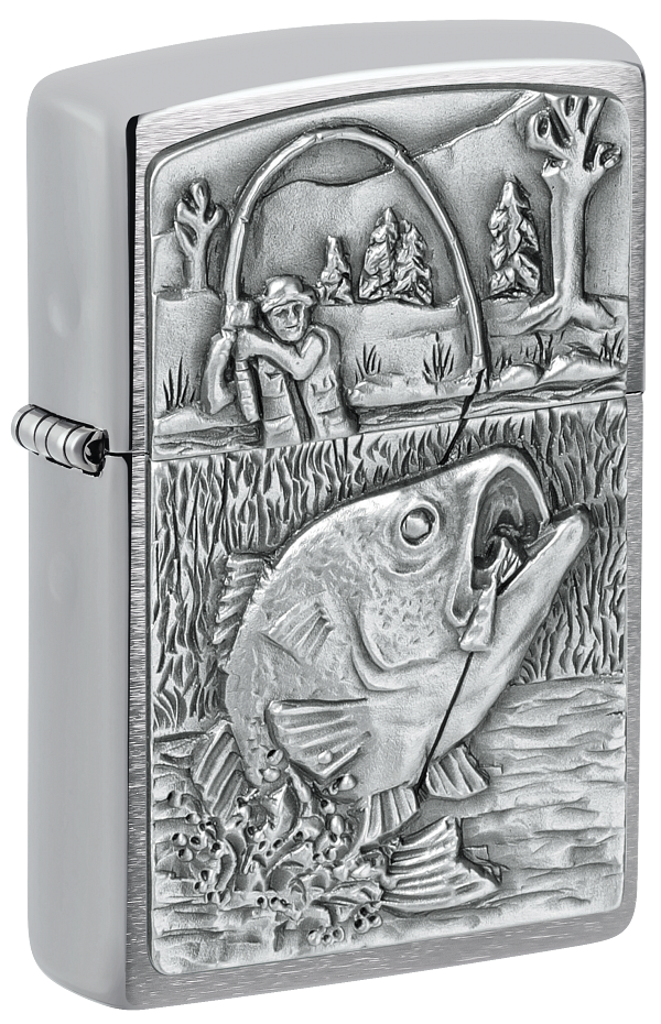 Zippo 2.000.407 Bass Fishing Emblem
