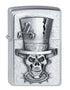Zippo vžigalnik 2.001.666 Skull Top Hat Emblem