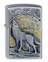 Zippo vžigalnik 2.003.038 Wolf and Moonlight Emblem