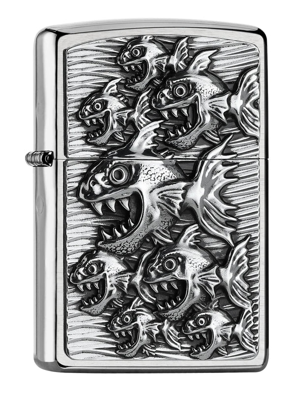 Zippo vžigalnik 2.006.881 Piranhas Comic Emblem