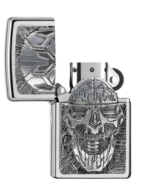 Zippo vžigalnik 2.007.759 Technic Skull Trick Emblem