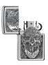Zippo vžigalnik 2.007.759 Technic Skull Trick Emblem
