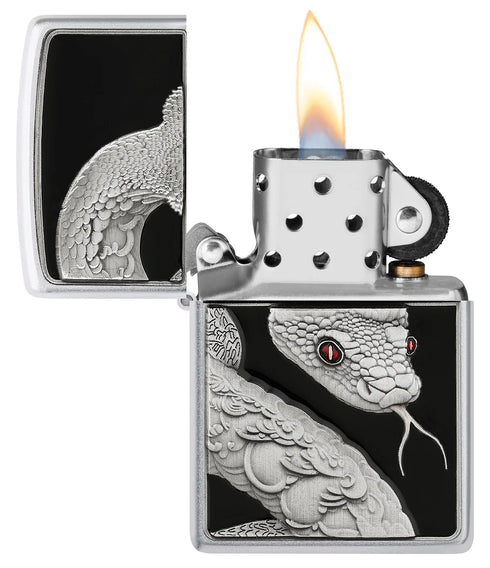 Zippo 2.008.204 vžigalnik Snake Red Eyes Emblem