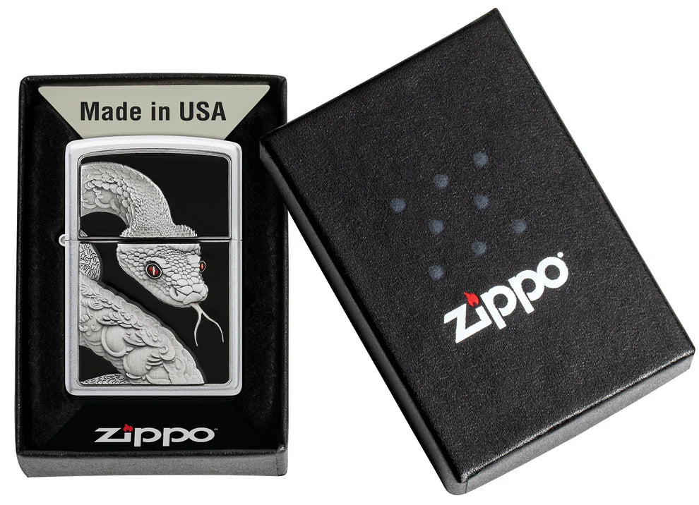 Zippo 2.008.204 vžigalnik Snake Red Eyes Emblem
