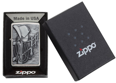 Zippo vžigalnik 24879 Resting Cowboy Emblem
