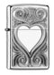 Zippo 250-25355 vžigalnik Heart Antique Emblem