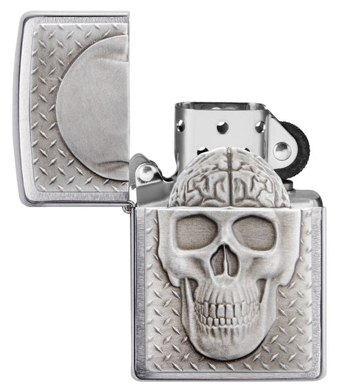 Zippo vžigalnik 29818 Skull Emblem