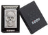 Zippo vžigalnik 29818 Skull Emblem