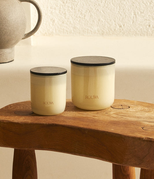 Roura 333201.245 Dišeča sveča Majestic Lotus - Slonovina