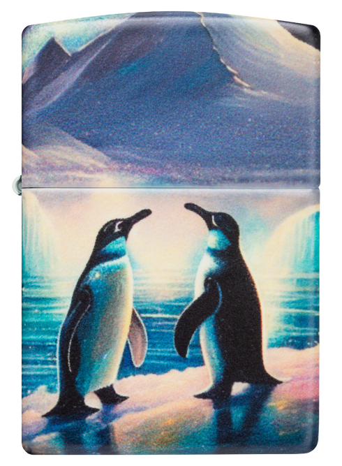 Zippo vžigalnik 46014 Penguins, Glow in the Dark