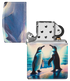 Zippo vžigalnik 46014 Penguins, Glow in the Dark