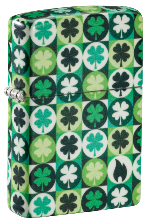 Zippo vžigalnik 46015 Clover Glow in the Dark