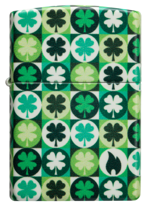 Zippo vžigalnik 46015 Clover Glow in the Dark