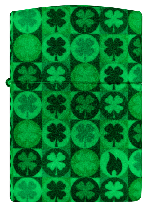 Zippo vžigalnik 46015 Clover Glow in the Dark
