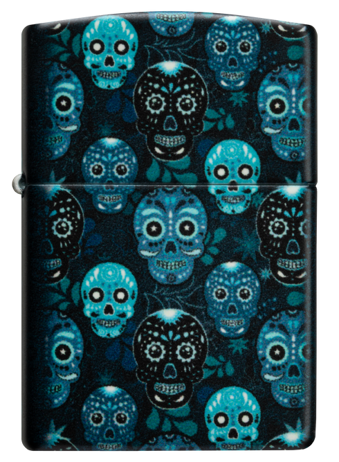 Zippo vžigalnik 46017 Sugar Skull Glow in the Dark