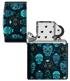 Zippo vžigalnik 46017 Sugar Skull Glow in the Dark