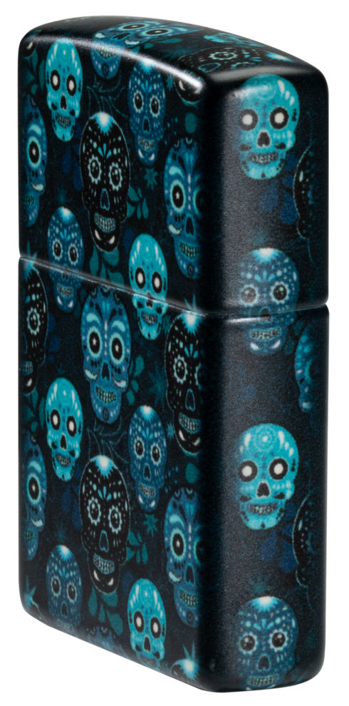 Zippo vžigalnik 46017 Sugar Skull Glow in the Dark