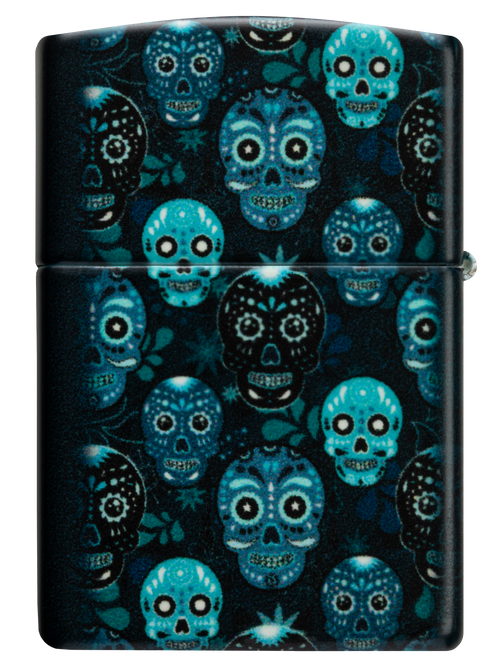 Zippo vžigalnik 46017 Sugar Skull Glow in the Dark