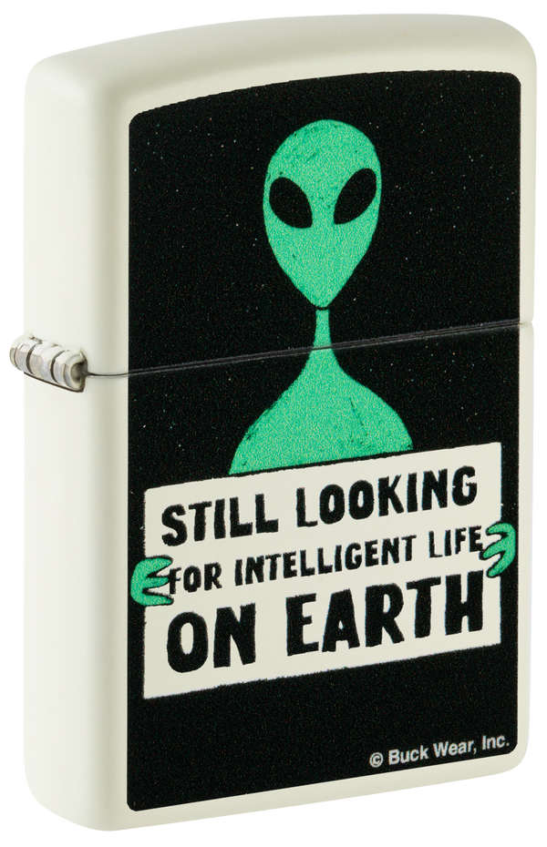 Zippo vžigalnik 46092 Alien Glow in the Dark by Buck Wear