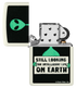 Zippo vžigalnik 46092 Alien Glow in the Dark by Buck Wear
