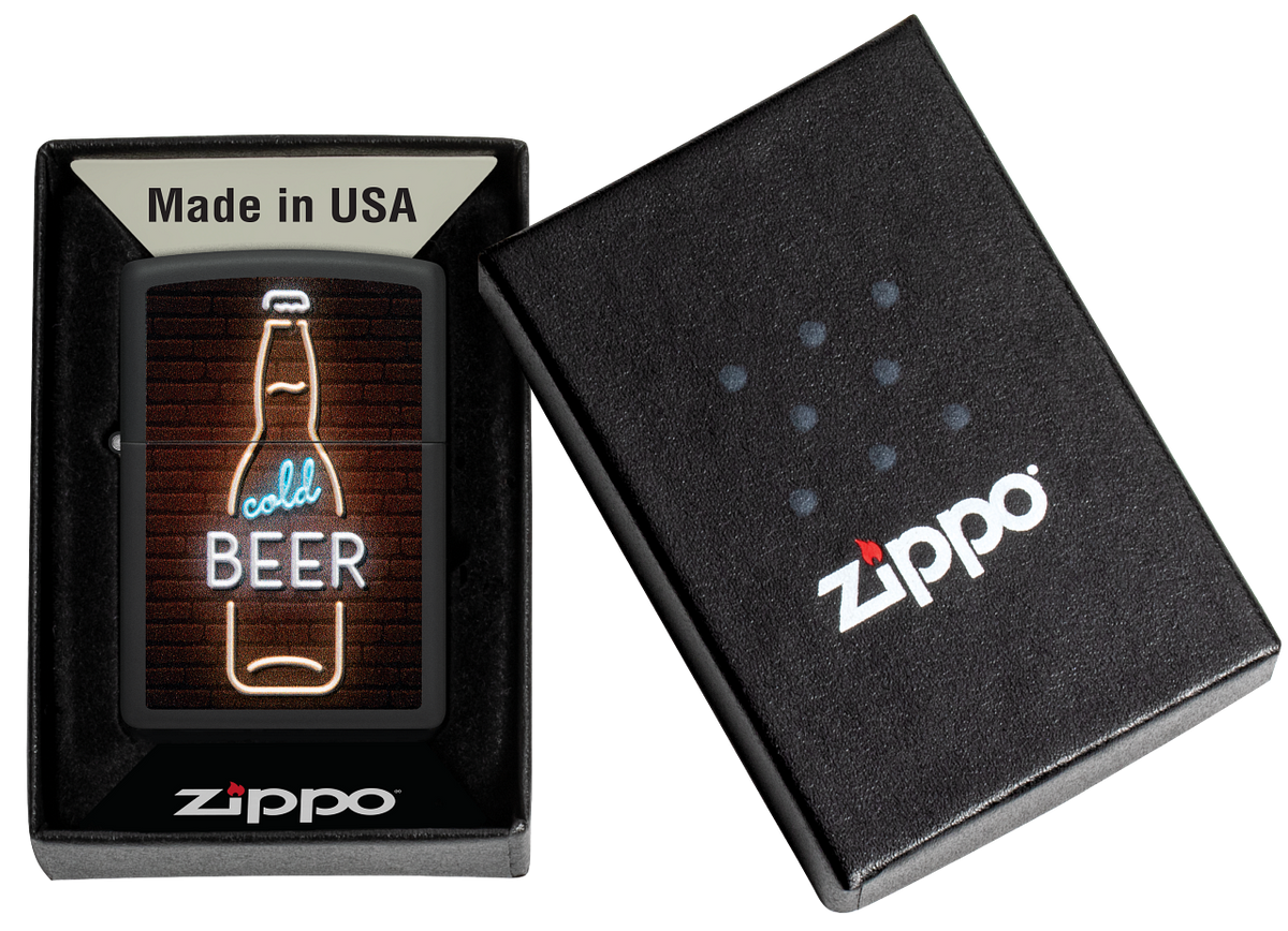Zippo vžigalnik 46112 Beer Sign