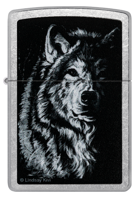Zippo vžigalnik 46149 Wolf by Lindsay Kivi