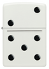 Zippo 46159 vžigalnik Dominos, White Matte