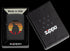 Zippo 46168 vžigalnik Zippo Retro Logo, Black Matte