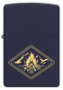 Zippo 46174 vžigalnik Campfire, Navy Matte