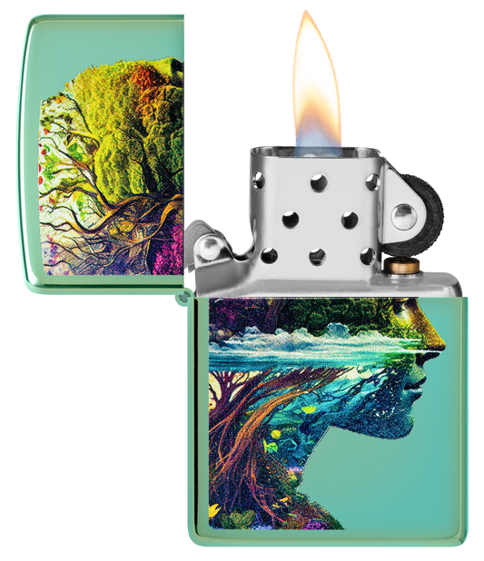 Zippo 46233 vžigalnik Face of Nature