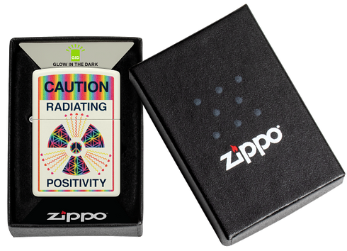 Zippo 46243 vžigalnik Radiating Positivity, Glow in the Dark