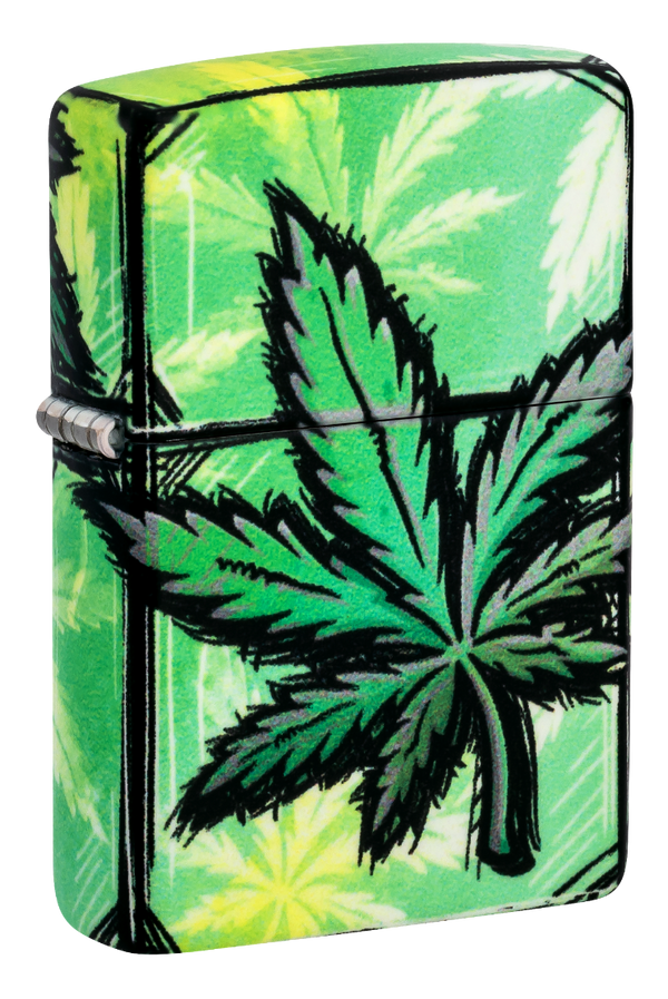 Zippo vžigalnik 46253 Glowing Cannabis