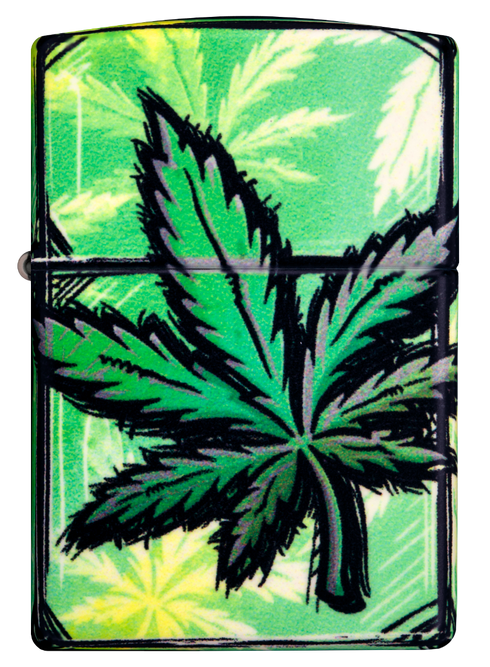 Zippo vžigalnik 46253 Glowing Cannabis
