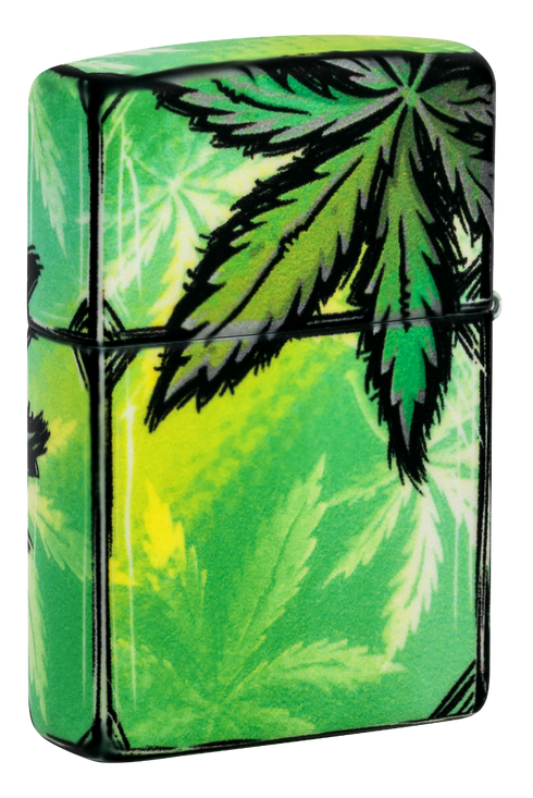 Zippo vžigalnik 46253 Glowing Cannabis