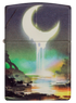 Zippo 46259 vžigalnik Dripping Half-Moon, Glow in the Dark