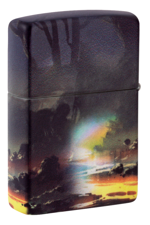 Zippo 46259 vžigalnik Dripping Half-Moon, Glow in the Dark