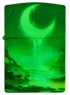 Zippo 46259 vžigalnik Dripping Half-Moon, Glow in the Dark