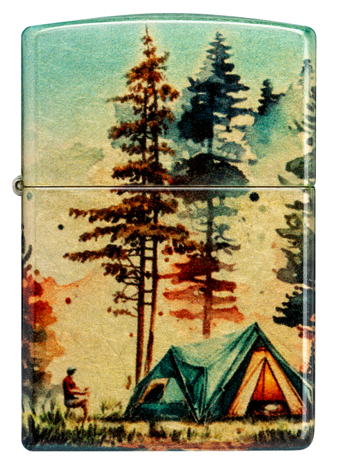 Zippo vžigalnik 46263 Watercolor Camping