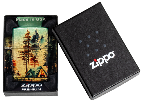 Zippo vžigalnik 46263 Watercolor Camping