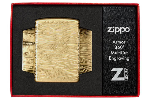 Zippo vžigalnik 46273 Wavy Pattern Armor