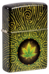 Zippo 46276 vžigalnik Cannabis Swirl, 540 Tumbled Brass