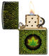 Zippo 46276 vžigalnik Cannabis Swirl, 540 Tumbled Brass