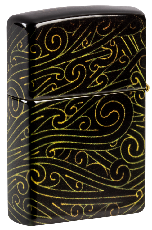 Zippo 46276 vžigalnik Cannabis Swirl, 540 Tumbled Brass